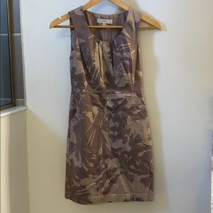 Ann Taylor LOFT 00P pink purple floral work dress